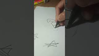 Draw a star like a pro #artsandcrafts #craftingforbeginners #craftingideas #craftingonabudget