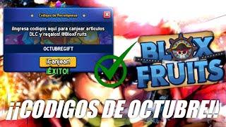 codigos para blox fruits (octubre 2024)