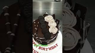 chocolate Oreo cookie cake #chefimran #cake #birthdaycake #cakedecorating