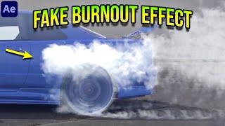 Smooth Car Burnout Effect in After Effects