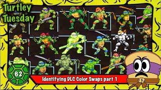 Shredder's Revenge DLC Palette Swap Identifications Part 1