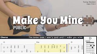 Make You Mine (Put Your Hand in Mine) - PUBLIC | Fingerstyle Guitar | TAB + Chords + Lyrics