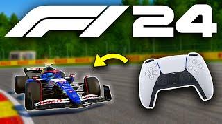 Playing F1 24 On Controller...