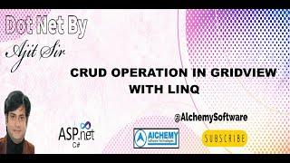 CRUD OPERATION IN GRIDVIEW WITH LINQ