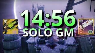 Solo PsiOps Battleground: Cosmodrome Grandmaster in 14 Minutes! (14:56 Plat, WR)