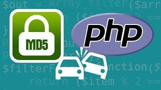 PHP Weak Comparison with MD5 Collisions