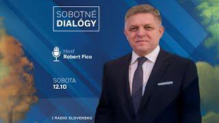 Sobotné dialógy: predseda vlády a líder strany Smer-SSD Robert Fico | 9.11.2024