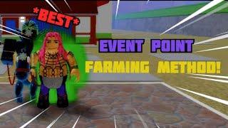 Best Method For Farming Event Points! // JoJo Blox