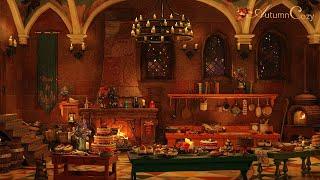 COZY FEAST AMBIENCE: Whipped Cream Sounds, Fireplace Sounds, Candles Burning, Baking Sounds