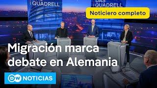  DW Noticias 16 febrero: Acalorado cara a cara de los cuatro principales aspirantes a canciller