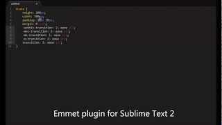 Emmet plugin awesomeness - for Sublime Text 2