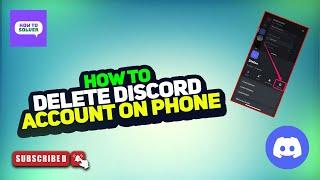 How to Delete Discord Account on Android Phone 2024