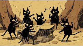 Black Cats in Love with Jazz - Piano & Sax -