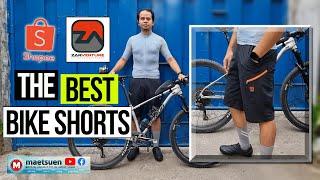 The Best Bike Shorts by Zarventure for biking cycling #maetsuen #zarventure #shopee