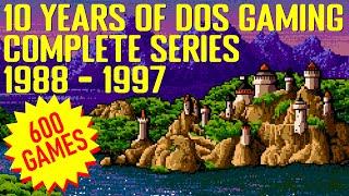 600+ DOS Classics: The Ultimate Retro Gaming Journey (1988-1997)