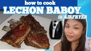 How to cook lechon baboy in airfryer l SHOPPEE l TEAM KLMNJ