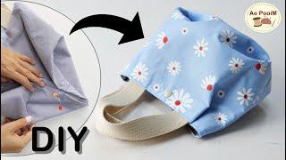 Easy & Quick! Cute Tote Bag - Sewing tutorial