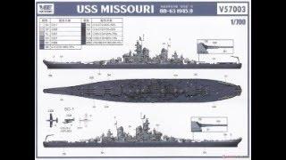 USS Missouri BB-63, Occre, 1:200