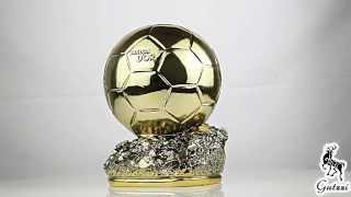 Golden Ball Souvenir 2014 Brazil World Cup Ballon d' or soccer 1:1 trophy Award for Top