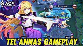 AOV : TEL'ANNAS GAMEPLAY | IN ABYSSAL LANE - ARENA OF VALOR LIÊNQUÂNMOBILE ROV