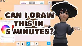 ROBLOX | SPEED DRAW | Process and Tips on how to draw a realistic one in 5 minutes.