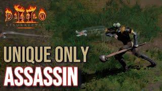 Unique Items Only Assassin | D2R HC 1 to Hell