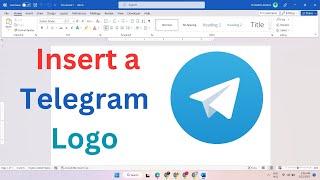 How to Insert a Telegram Logo in Microsoft Word