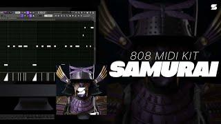 [+25] Best 808 Midi Kit 2022 "SAMURAI" Lil Baby | Future | 808 Mafia | Pyrex Whippa 808 Midi Pack