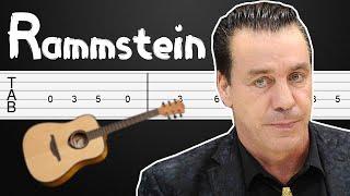 Deutschland - Rammstein Guitar Tabs, Guitar Tutorial, Guitar Lesson (Fingerstyle)