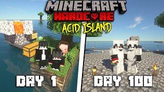 MÌNH CÙNG KiraMC SINH TỒN 100 NGÀY TRONG MINECRAFT HÒN ĐẢO AXIT | ACID ISLAND