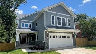 TOUR INSIDE A BRAND NEW LUXURY HOME IN FALLS CHURCH VA!