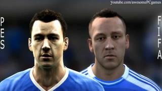 FIFA 12 vs PES 12 Head to Head - Faces #4 HD 1080p