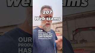 Online scams are up 70%. #website #scammer