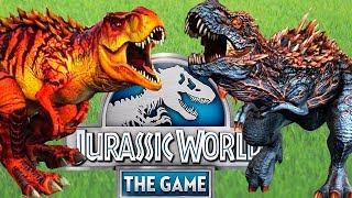 Тираннозавр против Альфа 06 Босс Jurassic World The Game