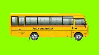 School bus | greenscreen