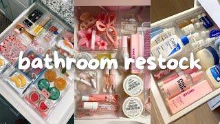 asmr bathroom restocks 🫧 | satisfying & aesthetic tiktok compilation