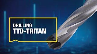 Drilling with TTD-Tritan replaceable head drill | MAPAL Dr. Kress KG