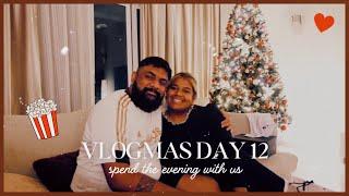 Vlogmas Day 12 - Spend the evening with us, popcorn & a movie  | Ash Edward