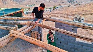 Purchasing Wooden Arrows by Ibrahim and Installing Them on the Ceiling