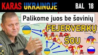 Bal 18: Ukrainiečiai Atlieka PRAŽŪTINGA REIDA Prieš Rusų Logistiką Palei Kontaktinę Liniją!