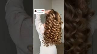 3 socks Heatless curls TUTORIAL #hairhack #beauty #hairstyle #longhair #beautifulcurls #hairtutorial