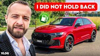 FULL THROTTLE Eco Test?! Audi RS Q8 Performance