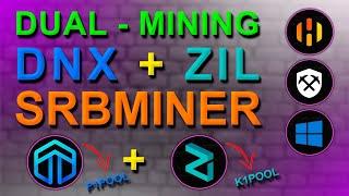 DNX+ZIL - ЭКОНОМНЫЙ ДУАЛ МАЙНИНГ | НАСТРОЙКА SRBMINER В HIVEOS, RAVEOS, WINDOWS