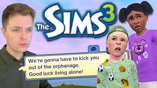 What happens if 8 kids live alone in The Sims 3?