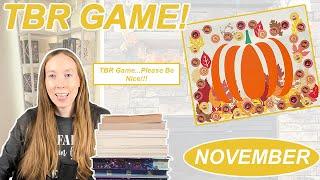 Did my November TBR game Treat Me Nicer This Month? | November 2024 TBR Game |   