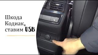 Шкода Кодиак  доп. USB и ржавчина на порогах. skoda kodiaq TDI-2.0 2018