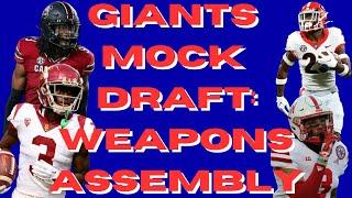 NEW YORK GIANTS MOCK DRAFT: WEAPONS ASSEMBLY | The Sports Brief Podcast