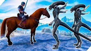 9000 Рыцарей и 4000 Чужих - Ultimate Epic Battle Simulator. UEBS игры 2019