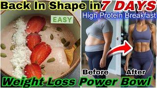 Back in Shape in 7 Days Powerful Oats Smoothie for Weight Loss |Oats Smoothie Recipe for Weight Loss