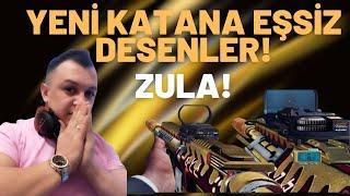 YENİ GELEN EŞSİZ DESENLERE BAKIN! - KATANA DESENLİ AUG VE MPT76 İLE OYNADIM- ZULA